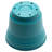  Saturn 10.75 in. H X 12.25 in. W Plastic Traditional Planter Bermuda Teal-1994090650