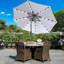 Parasol de marché éclairé Caerphilly-157318109-157318111
