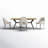 Etna 4 - Person Trestle Dining Set
