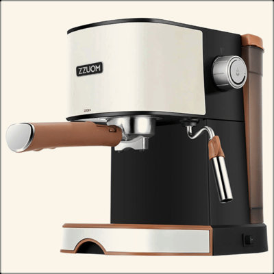 Semi-Automatic Coffee Maker 20Bar Extraction Espresso 1 Cup / 2 Cup Cappuccino Coffee Powder Hammer 51Mm Touch Sensitive