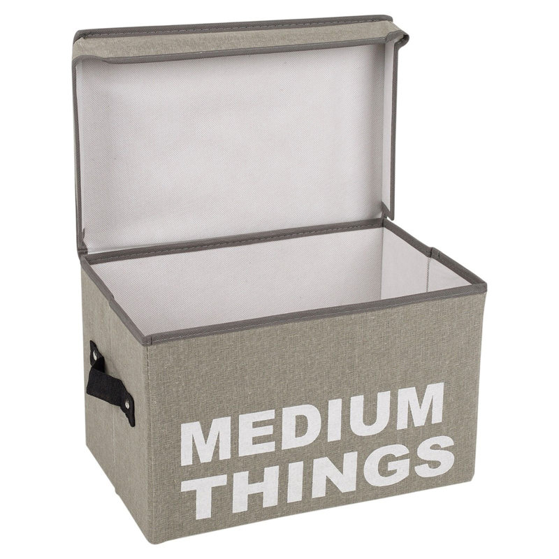 Symple Stuff Fabric Decorative Bin