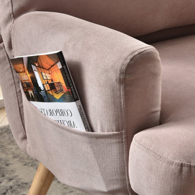 Fauteuil inclinable manuel standard de 29,52 po de largeur avec repose-pieds