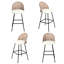 Upholstered Rattan Back Counter & Bar Stool-2066087889