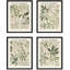 Feuilles vertes, impression sur papier 4 pièces-97782657-97782658