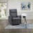 Recliners: Power Single Recliner Chair with USB Port | Charcoal Gray Fabric-428344664