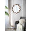 Miroir d'appoint mural 31 po x 30 po pour salon, chambre et entrée