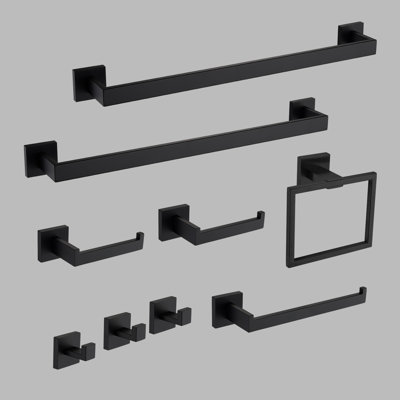 9 - Piece Bathroom Hardware Set