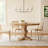 Lyons Round Solid Wood Dining Table-1804351075