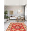 Tapis unique en laine noué à la main 6 pi 11 po x 9 pi 10 po nouvel âge Ocella