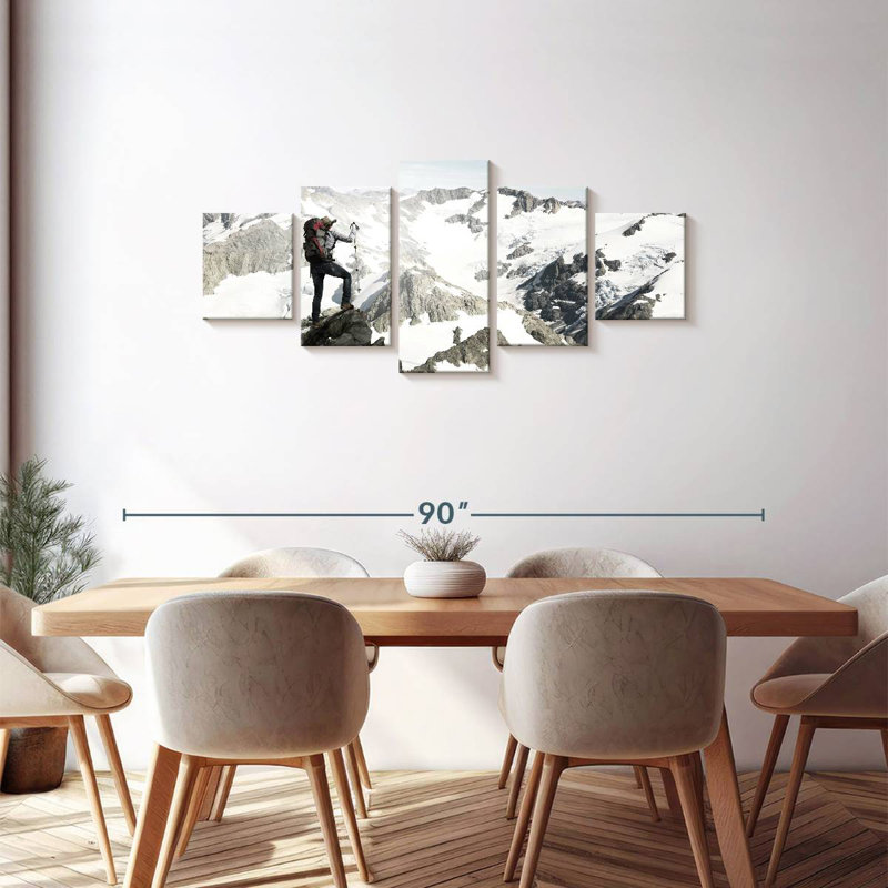 Mountain Climbing, 30" H x 68" W