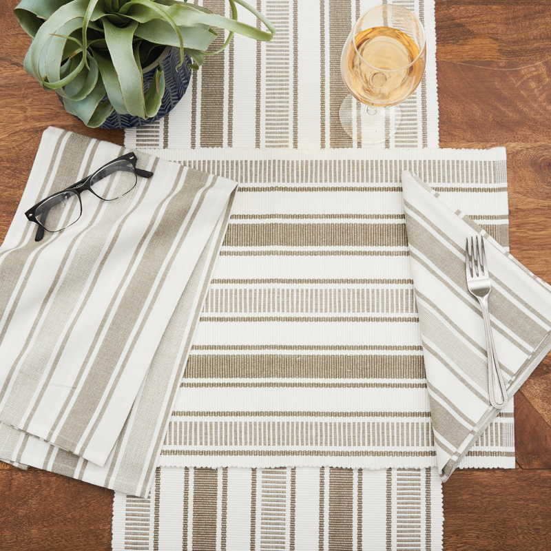 Riney Chandler Stripe Adriatic Runner, Clay