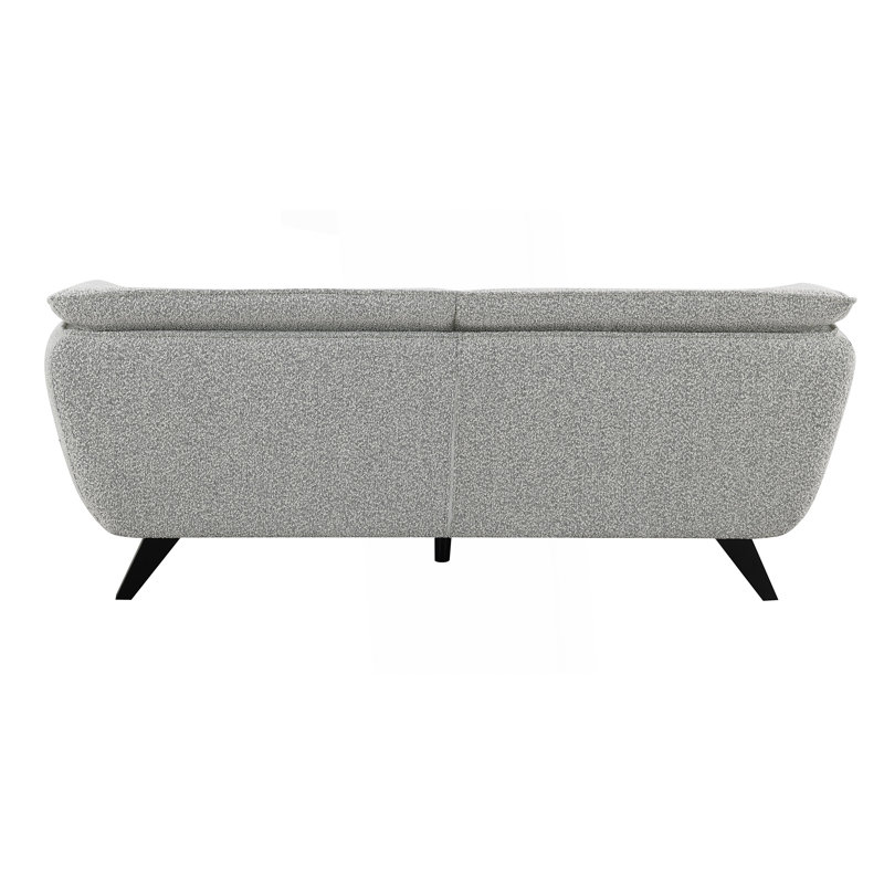Canapé avec siège à ressorts ensachés, Boucle gris clair