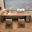Bureau de direction rectangulaire en bois massif noyer-1040157855-1040157848