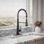 Kohler Simplice Single Handle Semi-Professional Pre-Rinse Kitchen Sink Faucet with Three-Function Pull Down Sprayer-972708878