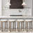26" Counter Height, 360° Swivel Wooden Barstool-1317238894