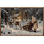 Père Noël et son traîneau à rennes-1550512091