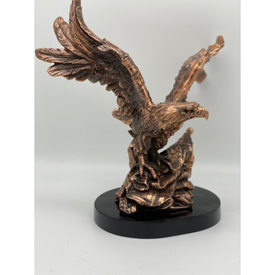 Aigle de Bamburgh avec drapeau américain