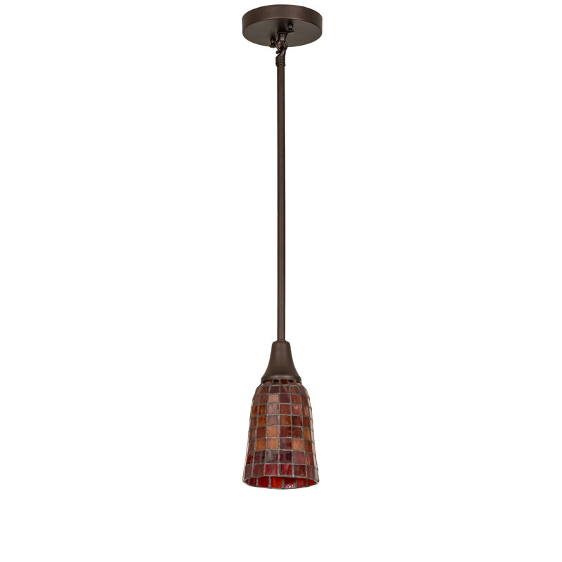 1 - Light Pendant, Orange; Red