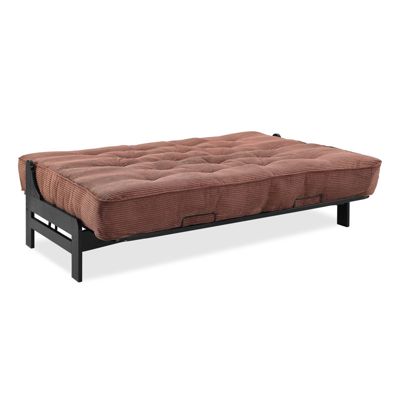 Futon et matelas Mcburney, Velours côtelé Java
