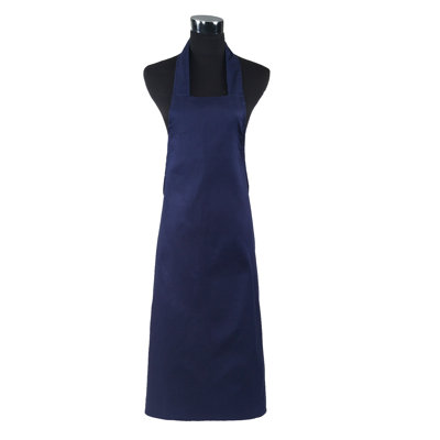 No Pattern Cotton Bib Apron