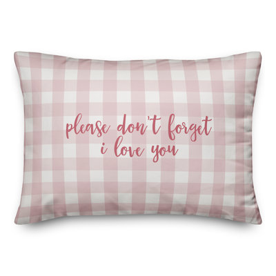 Plaid Throw Pillow