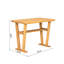 Ensemble de table de salle à manger en bois massif 6 personnes avec banc et coussins Jorahlyn Farmhouse