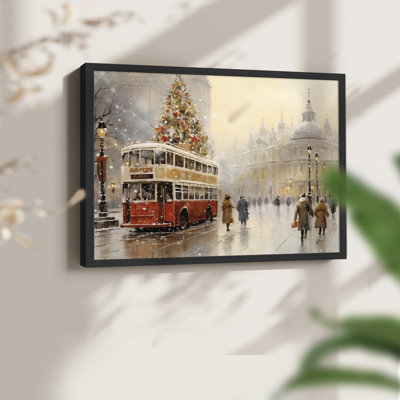 Chirstmas Art-CECXLVII - Reproduction encadrée - Restickable
