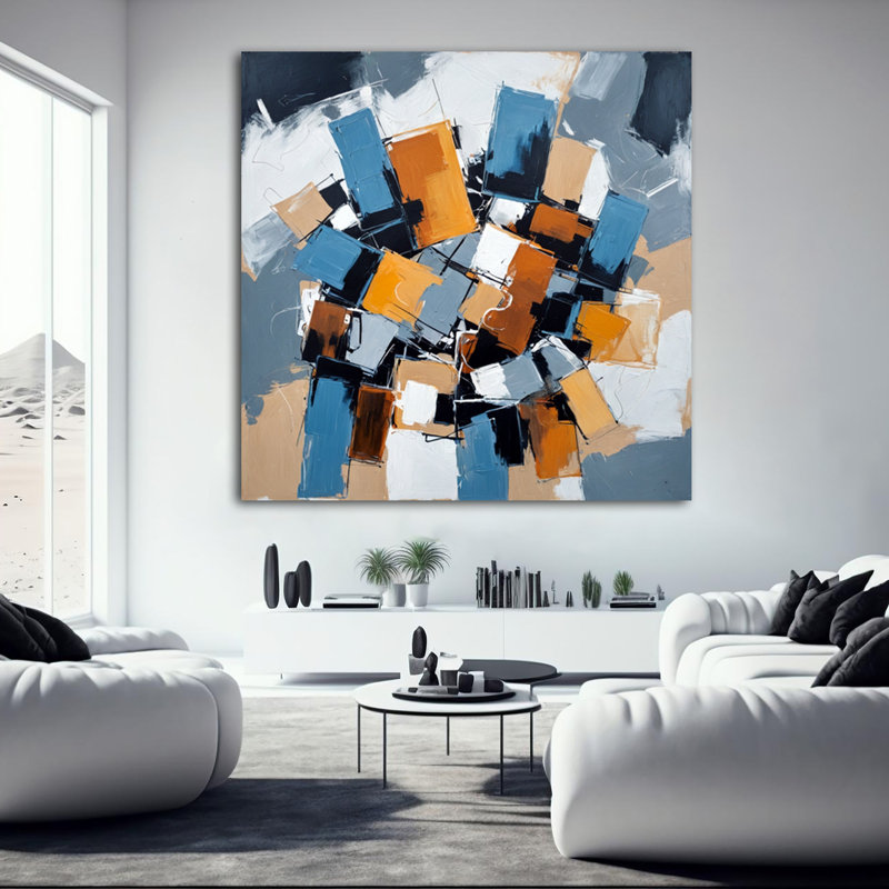 Compositional Drift II, 42" H x 42" W