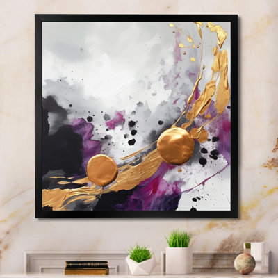 Cercles audacieux et fusion de marbre I - impressions sur toile de marbre abstraites