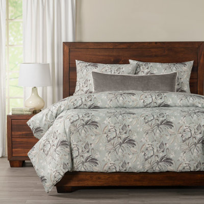 Winter Elegant Floral Print Duvet Cover & Insert Set