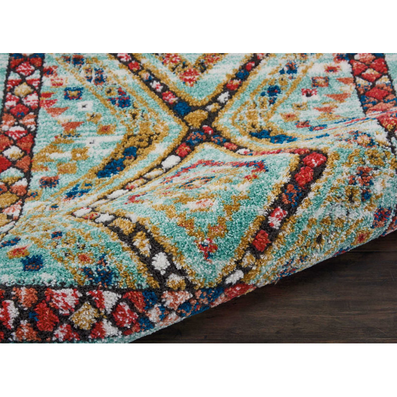 Pittsfield Southwestern Indoor Rug, Rectangle 3'11" x 6'2"