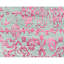 Tapis argenté et rose noué à la main de haute qualité-64646061
