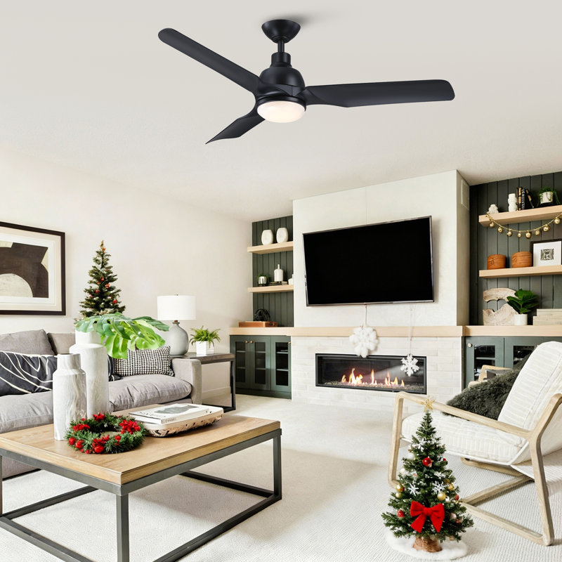 Ventilateur de plafond 52 po avec lumières DEL Kamy