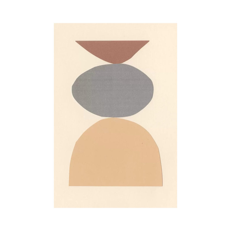 Neutral Sculpt II by Renée Stramel - Gallery-Wrapped Canvas Giclée on Canvas, 20.32 cm H x 30.48 cm W, Canvas