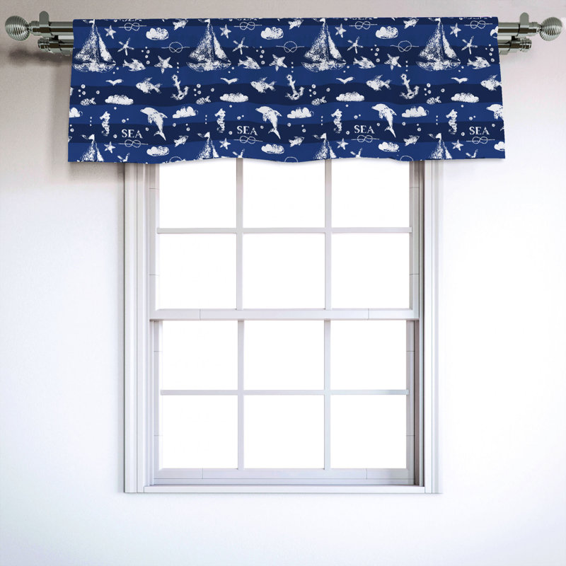 Sateen Ruffled Window Valance