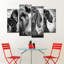 «Dog Breeds», reproduction sur toile en noir et blanc-92845096