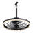 20" Wet Rated Plug-in IP65 Outdoor Waterproof Caged Ceiling Fan with LED Light Kit and Remote Control