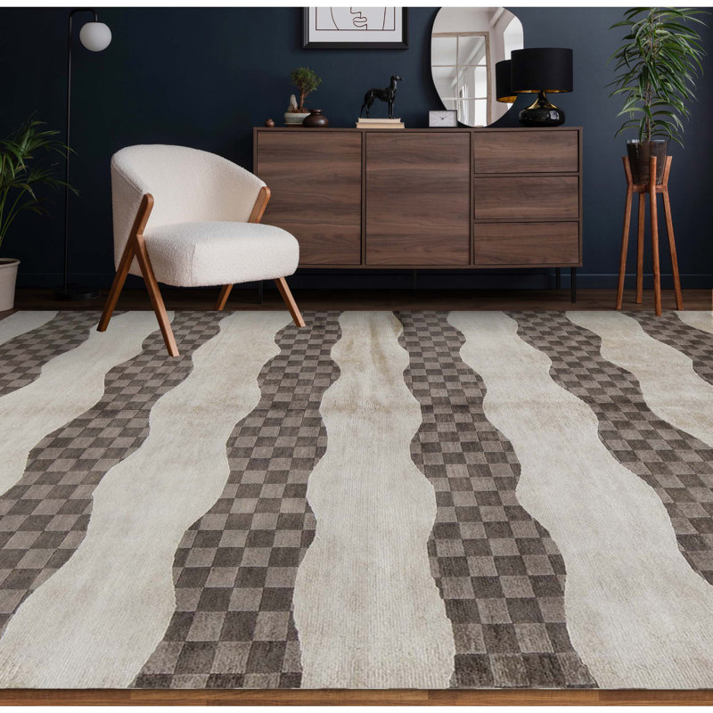 Hand Woven Wool Area Rug