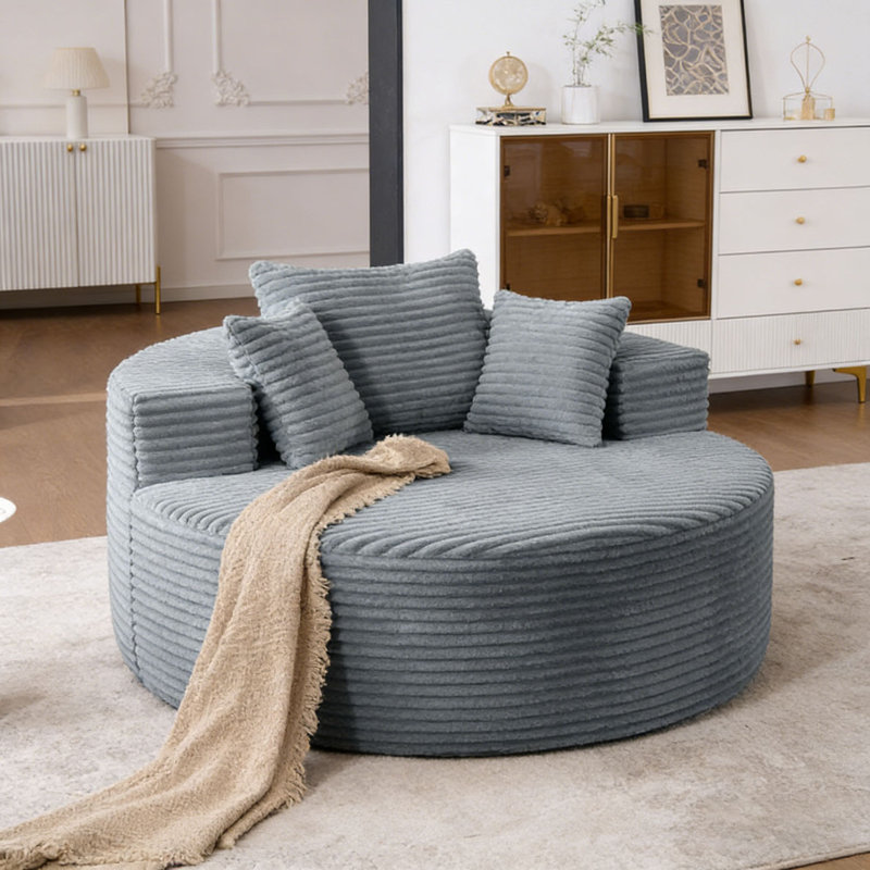 Fauteuil d'appoint 55 po, Gris