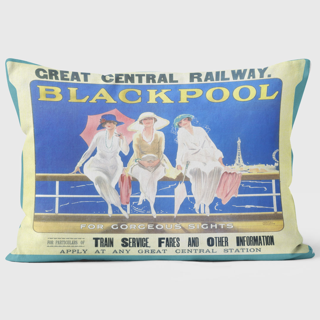 Blackpool GCR 1910 - National Railway Museum Cushion