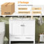 Meuble-lavabo 72 po avec lavabo en céramique-1025360921