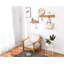 Bodak Wood Floating Shelf with Hooks-1567878085