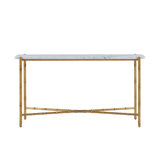 Kesden 60'' W Marble Console Table