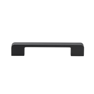 Axis 5-1/16 in. (128 mm) Center-to-Center Matte black Cabinet Pull