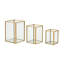 Set Of 3 Rectangular Windows Vase