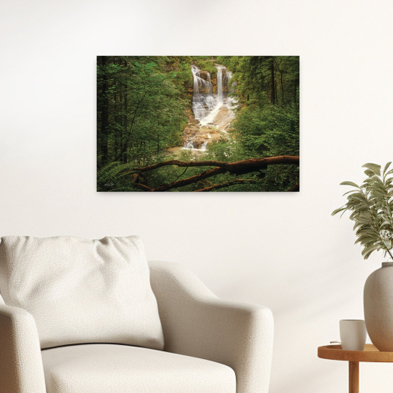 Paysage caché abstrait contemporain, art naturel, H 16 po x l 24 po