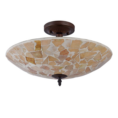 Hennigan Stone Semi Flush Mount