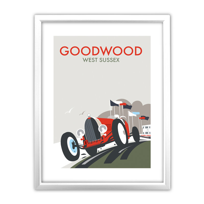 Dave Thompson - Single Picture Frame Print, White