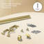 Tringle à rideaux double réglable de 5/8 po de diamètre avec faiteaux octogonaux, -644185622-644185616