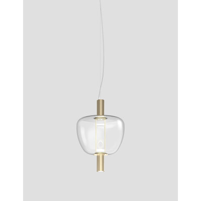 Riflesso Suspension 3 Light Amethyst Transparent Matt Gold 3 L2210 Ul